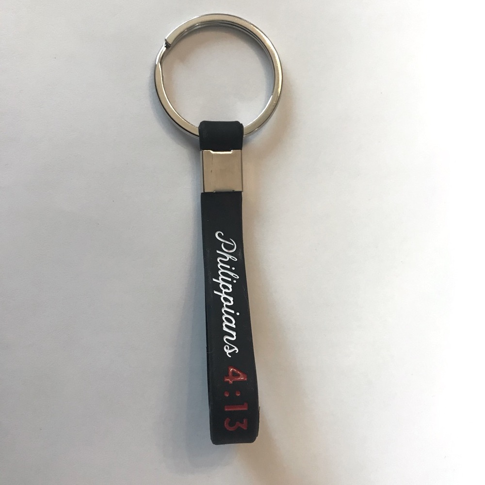 “Philippians 4:13” Bible Verse Keychain!